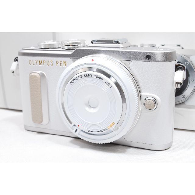 OLYMPUS(オリンパス)の❤️新品未使用品❤️OLYMPUS PEN E-PL8 大人気のホワイト♫ スマホ/家電/カメラのカメラ(ミラーレス一眼)の商品写真