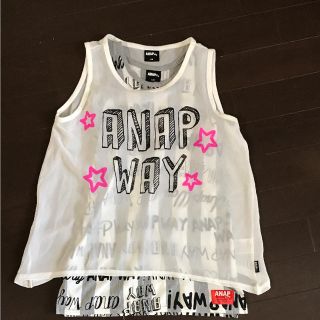 アナップキッズ(ANAP Kids)のANAP WAYタンクトップ  140サイズ(Tシャツ/カットソー)