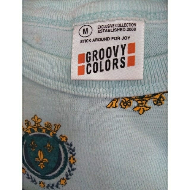 Groovy Colors(グルービーカラーズ)のGroovy Colors ｴﾝﾌﾞﾚﾑ Tｼｬﾂ M レディースのトップス(Tシャツ(半袖/袖なし))の商品写真