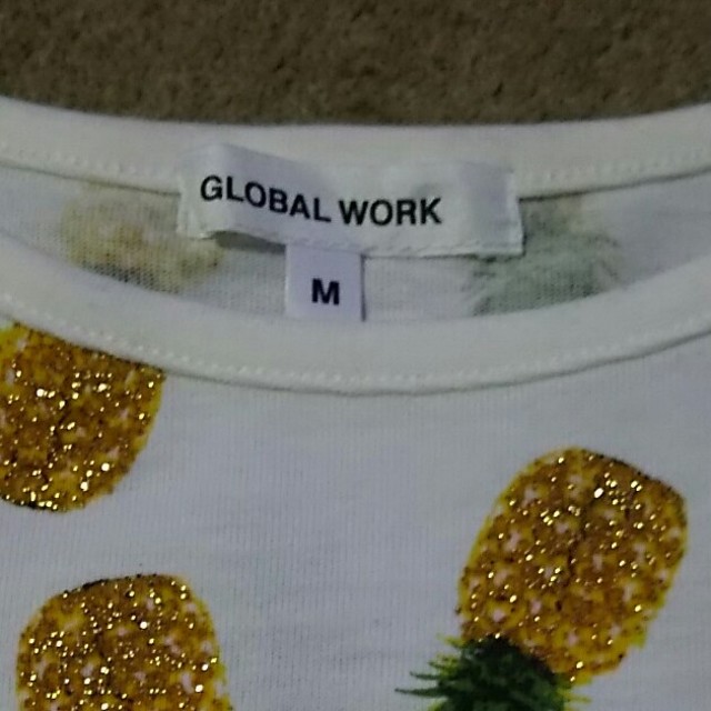 GLOBAL WORK(グローバルワーク)のGLOBAL WORK パイナップル柄ワンピース キッズ/ベビー/マタニティのキッズ服女の子用(90cm~)(ワンピース)の商品写真