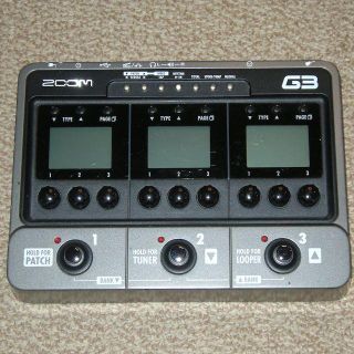 ズーム(Zoom)のZOOM G3 ギターマルチ(エフェクター)