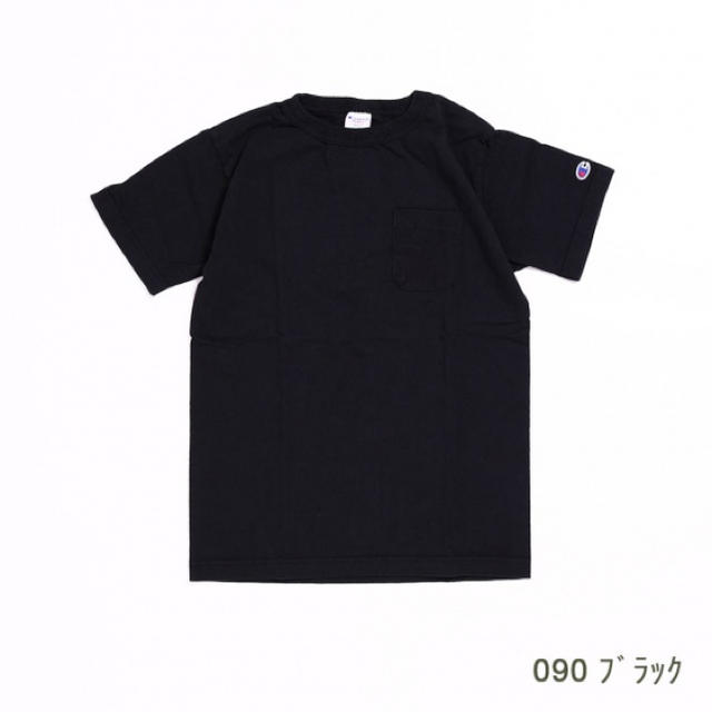 Champion(チャンピオン)の★新品未開封★ チャンピオン Tシャツ T1011 ブラック M ポケット付 メンズのトップス(Tシャツ/カットソー(半袖/袖なし))の商品写真