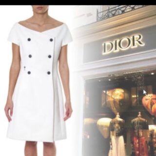 クリスチャンディオール(Christian Dior)のディオール ワンピース(ひざ丈ワンピース)