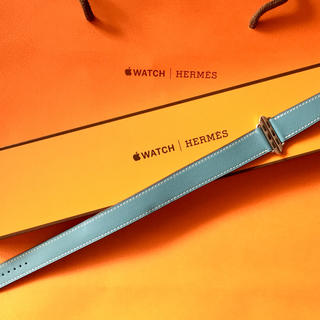アップルウォッチ(Apple Watch)のアップルウォッチ Apple Watch Hermès - レザーストラップ (腕時計)