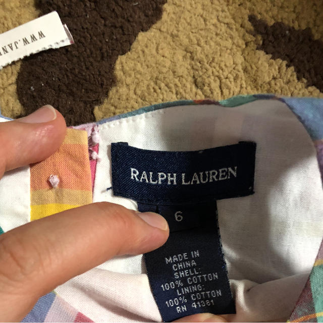 Ralph Lauren(ラルフローレン)のラルフローレン ドレス キッズ/ベビー/マタニティのキッズ服女の子用(90cm~)(ワンピース)の商品写真