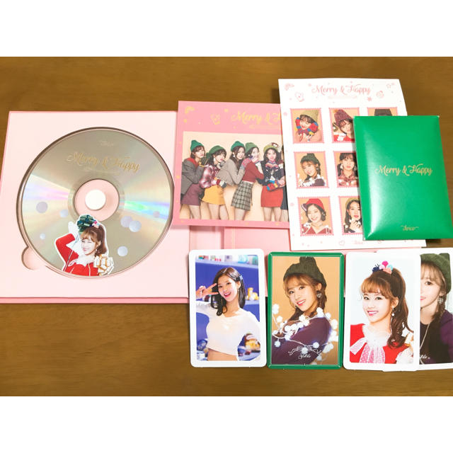 TWICE Merry Happy サナコンプリート エンタメ/ホビーのCD(K-POP/アジア)の商品写真