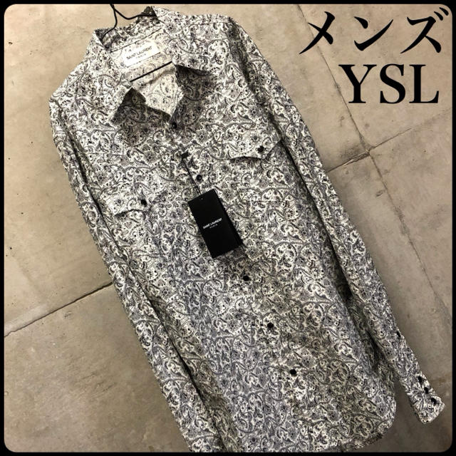 Saint Laurent   新品未使用 サンローラン メンズ ペイズリー