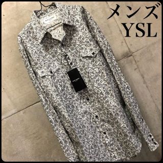 サンローラン(Saint Laurent)の新品未使用 サンローラン メンズ ペイズリー ウエスタンシャツ(シャツ)