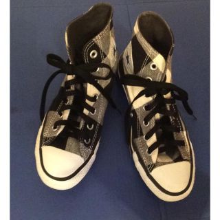 コンバース(CONVERSE)のコンバースハイカットスニーカー☆チェック(スニーカー)