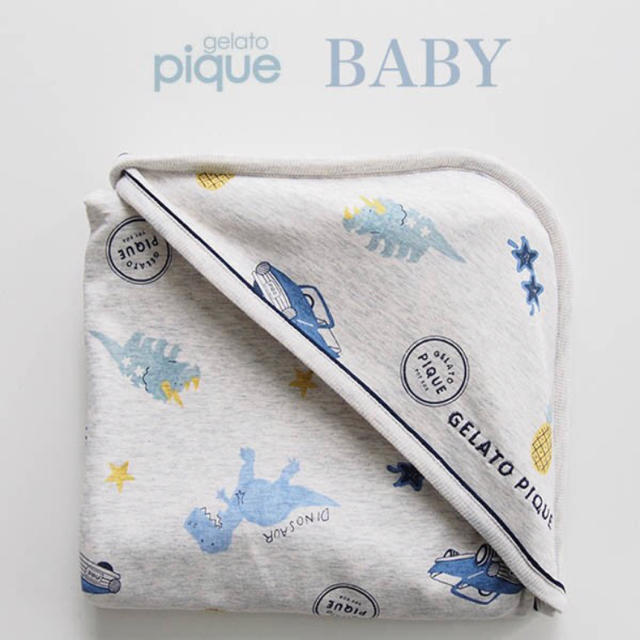 gelato pique(ジェラートピケ)のタグ付き新品☆ボーイズフェイバリット baby ブランケット キッズ/ベビー/マタニティのこども用ファッション小物(おくるみ/ブランケット)の商品写真