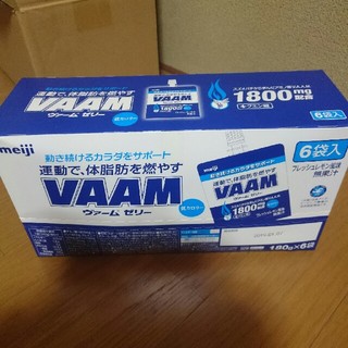メイジ(明治)のVAAM ヴァームゼリー×6袋(ダイエット食品)