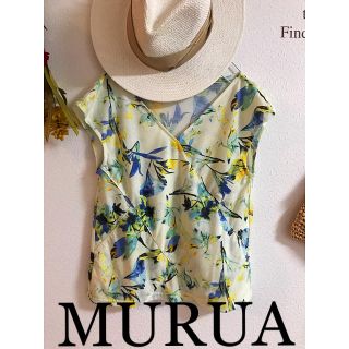 ムルーア(MURUA)の☆MURUA☆トップス ボタニカル Ｖネック (カットソー(半袖/袖なし))