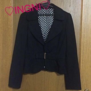 イング(INGNI)のINGNI♡リボンジャケット(テーラードジャケット)