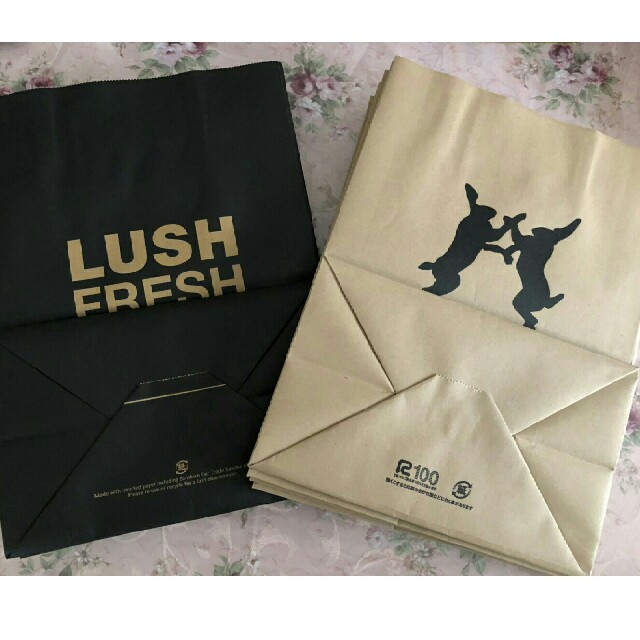 LUSH(ラッシュ)のrush ラッシュ ショップ袋の9枚です！ レディースのバッグ(ショップ袋)の商品写真