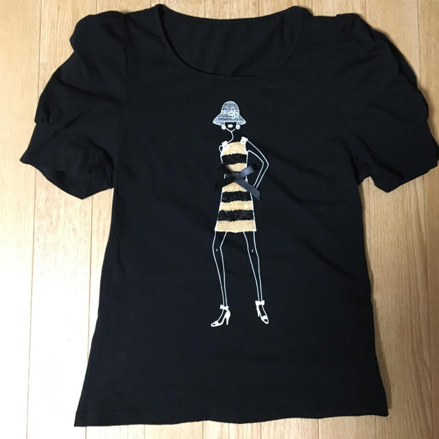 M'S GRACY(エムズグレイシー)のエムズグレイシー★パフスリーブ半袖Ｔシャツ レディースのトップス(Tシャツ(半袖/袖なし))の商品写真