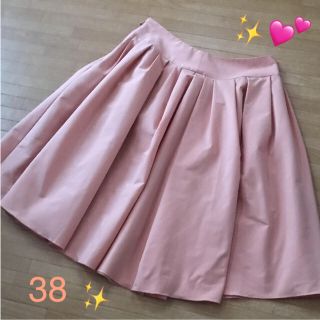 エムズグレイシー(M'S GRACY)の美品 ❣️エムズグレイシー♡フレア〜スカート 38(ひざ丈ワンピース)