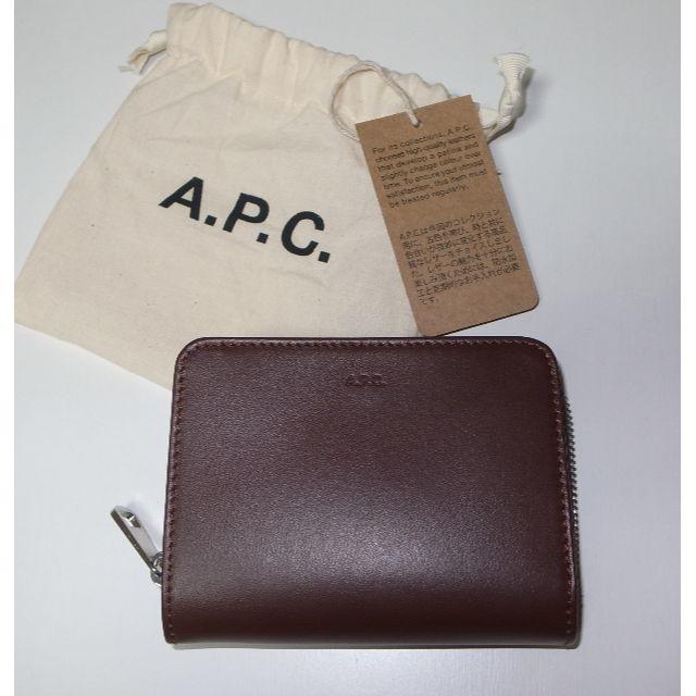 APC コンパクトウォレット 財布 compact wallet maroon