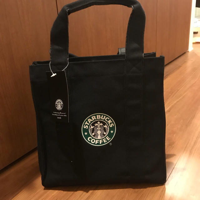 Starbucks Coffee(スターバックスコーヒー)の《新品タグ付き》スタバ 10周年 バッグ トートバック 10周年 スターバックス レディースのバッグ(トートバッグ)の商品写真