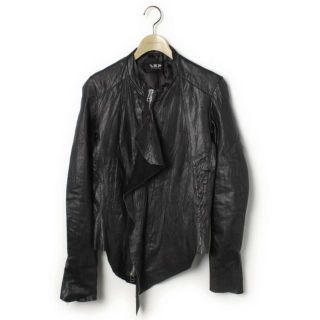 【新品】Ann Demeulemeester 18SSレザーライダースジャケット