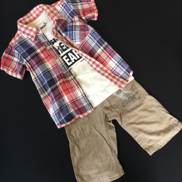 JUNK STORE(ジャンクストアー)の☆west18さま専用☆ジャンクストアー 半ズボン キッズ/ベビー/マタニティのキッズ服男の子用(90cm~)(パンツ/スパッツ)の商品写真