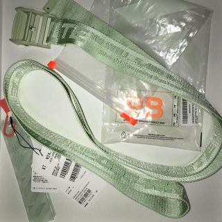 off-white インダストリアルベルト グリーン