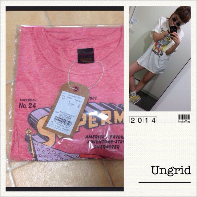 Ungrid(アングリッド)のSUPERMANプリントTee レディースのトップス(Tシャツ(半袖/袖なし))の商品写真