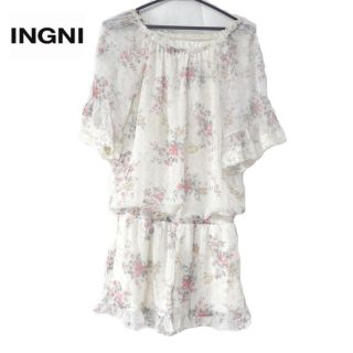 イング(INGNI)のむらぴー様専用♥イング 花柄シフォンコンビネゾン セシルマクビー トップス(オールインワン)