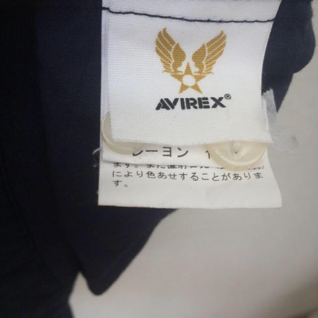 AVIREX(アヴィレックス)のAvirex ネイビーシャツ レディースのトップス(Tシャツ(半袖/袖なし))の商品写真