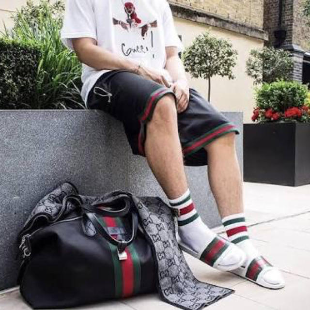 mintcrew ミントクルー gucci グッチ shorts バスパン S メンズのパンツ(ショートパンツ)の商品写真