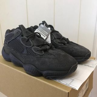 アディダス(adidas)のyeezy 500 utility black 26cm(スニーカー)