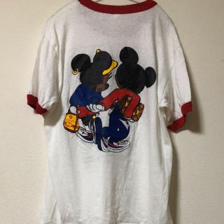 Disney - 超レア! ヴィンテージ 80's 両面プリントTシャツの通販 by