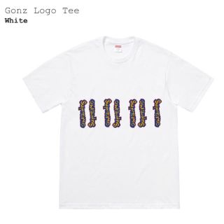 シュプリーム(Supreme)の【M】Supreme 18ss gonz logo tee(Tシャツ/カットソー(半袖/袖なし))