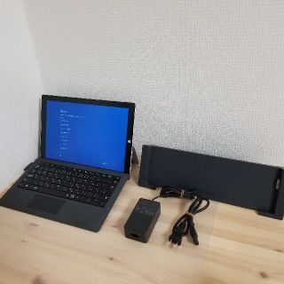 マイクロソフト(Microsoft)のSurface Pro3 (i5/4G/128G/Win10/カバー、ドック付)(タブレット)