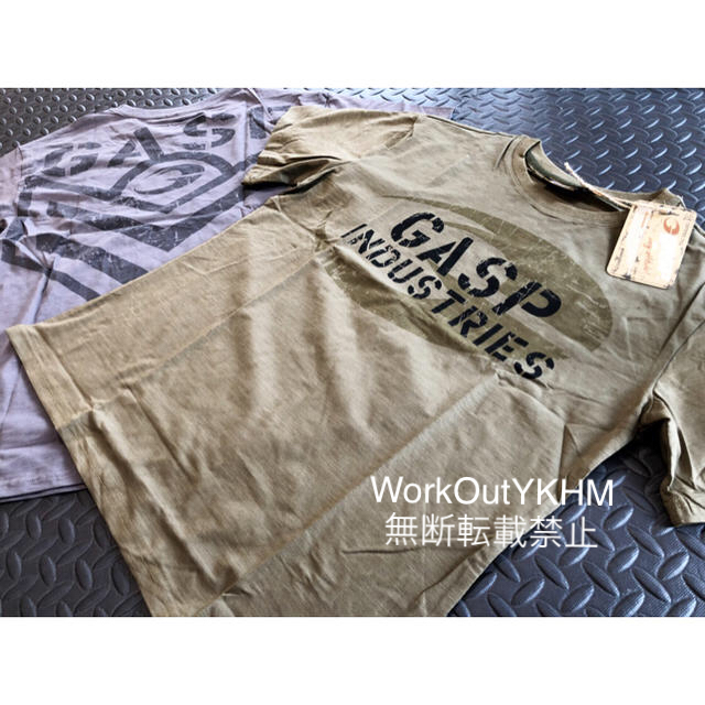 【新品】GASP Tシャツ／フィットネス／フィジーク／ボディービル／筋トレ／緑Ｓ メンズのトップス(Tシャツ/カットソー(半袖/袖なし))の商品写真