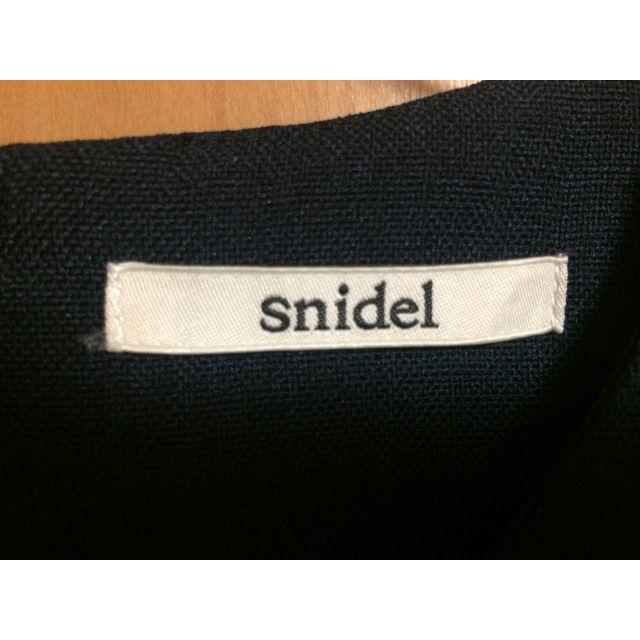 SNIDEL(スナイデル)のsnidel/スナイデル　フリルワンピース　ネイビー新品 レディースのワンピース(ミニワンピース)の商品写真