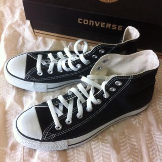 コンバース(CONVERSE)のコンバースハイカット 7.5 ブラック(スニーカー)