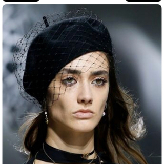 ディオール(Christian Dior) チュール ベレー帽/ハンチング(レディース 