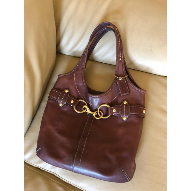 COACH(コーチ)のお値下げ❗️CORCH★レザーバッグ レディースのバッグ(ショルダーバッグ)の商品写真