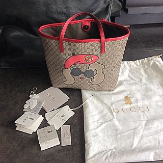 グッチ(Gucci)のグッチ  トートバッグ キッズライン(トートバッグ)