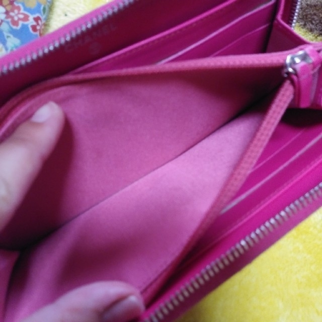 CHANEL(シャネル)の最終値下げ❤️CHANEL　キャビアスキン　マトラッセ　ピンク　長財布 レディースのファッション小物(財布)の商品写真