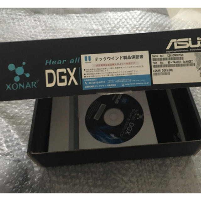 ASUS(エイスース)のASUS サウンドカード XONAR DGX スマホ/家電/カメラのPC/タブレット(PCパーツ)の商品写真