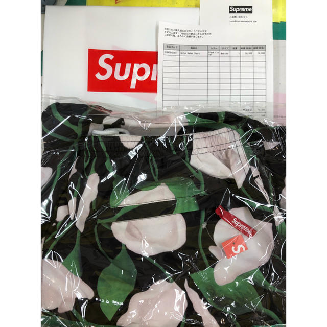 【即発送】 M supreme Water Short Black Floral