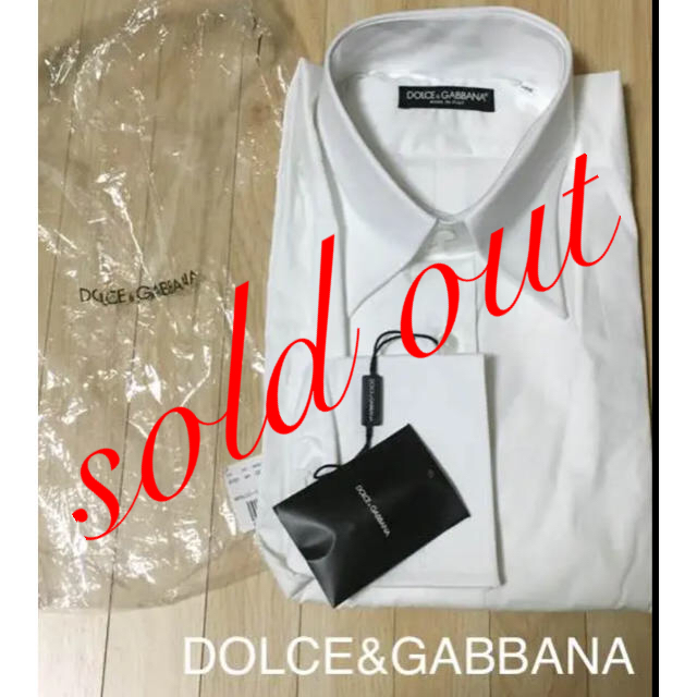 DOLCE&GABBANA - 新品DOLCE&GABBANA カッターシャツ ワイシャツ ドレスシャツ 長袖