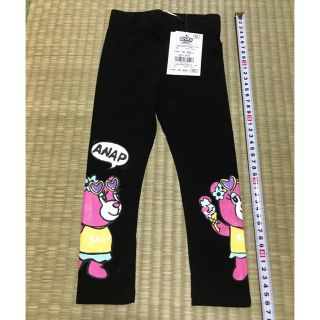 アナップキッズ(ANAP Kids)の新品・未開封 アナップキッズ レギンス 90 ブラック 黒 パンツ ANAP(パンツ/スパッツ)