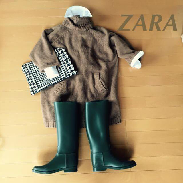 ZARA(ザラ)のニットワンピース♡ZARA レディースのワンピース(ひざ丈ワンピース)の商品写真