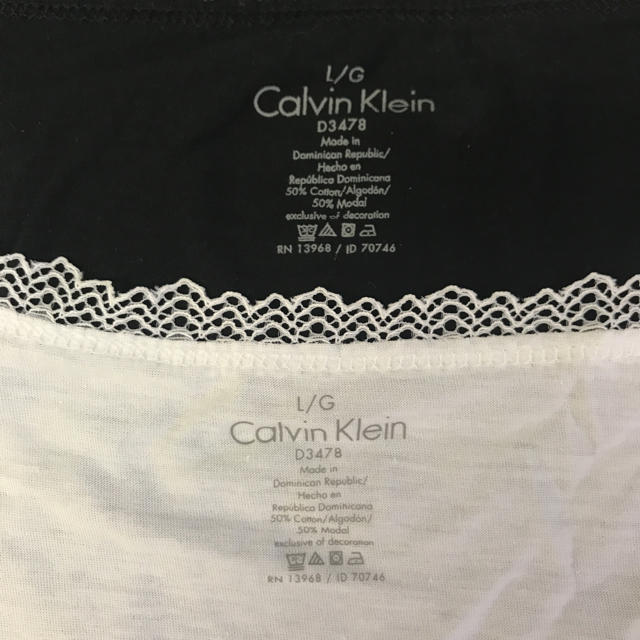 Calvin Klein(カルバンクライン)のカルバンクライン タンクトップ 2枚セット 表記サイズ L レディースのトップス(タンクトップ)の商品写真