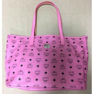 MCM ピンク モノグラム トートバッグの通販 by 佐々木 ハルノ's