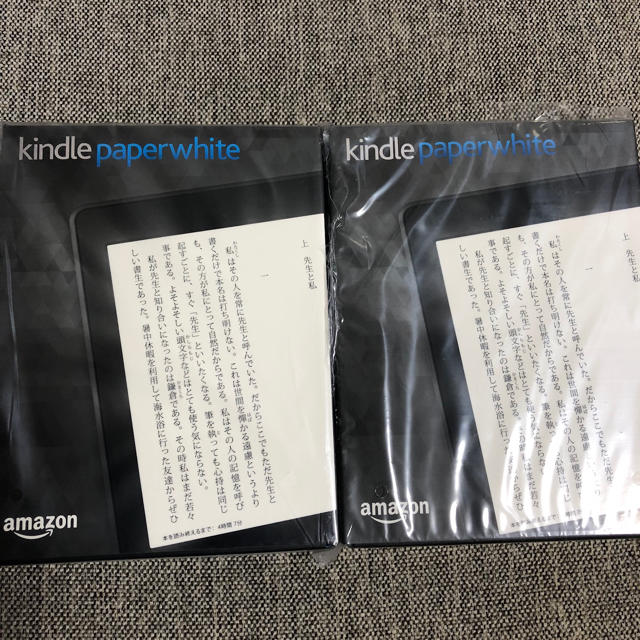 送料込 Kindle paper white 黒 2台 1台マンガモデル - 電子ブックリーダー