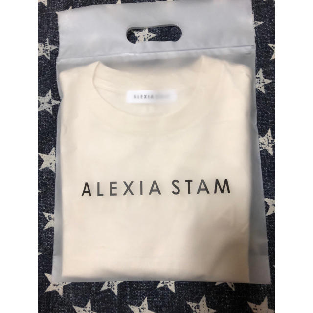 ALEXIA STAM(アリシアスタン)のkana様専用★ALEXIA STAM☆完売ロゴTシャツ★新品未使用 レディースのトップス(Tシャツ(半袖/袖なし))の商品写真