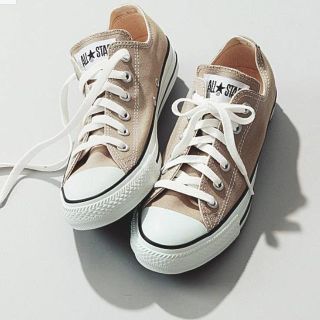 コンバース(CONVERSE)の完売！新品コンバース オールスター ベージュ オックス(スニーカー)